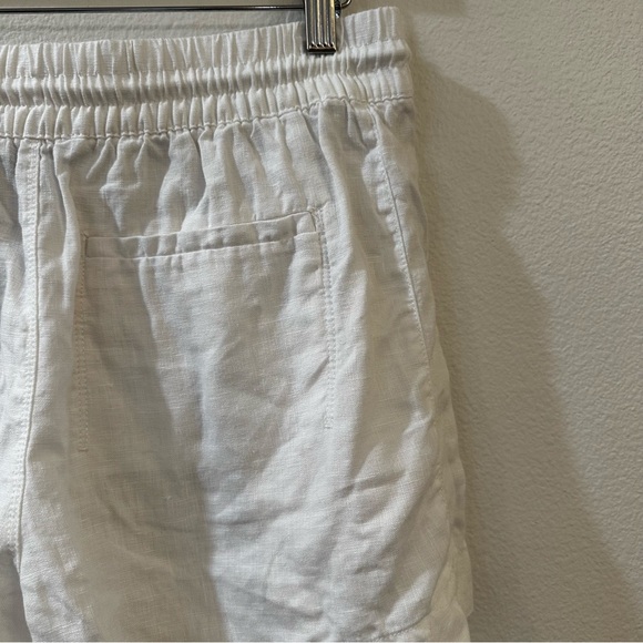 Athleta Women's Retreat Linen Mid Rise Short Size 4 Calla Lily - Picture 7 of 10
